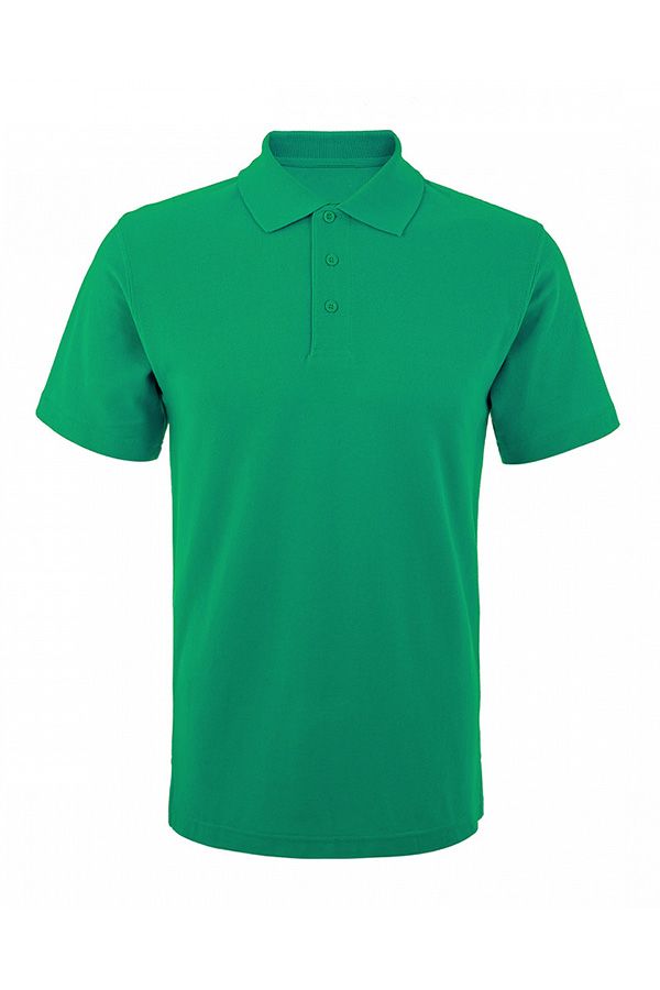Рубашка поло ярко-зеленая